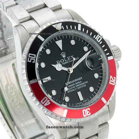 rolex submariner red and black.